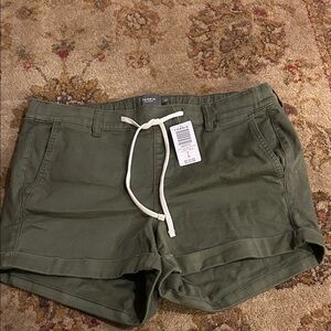 Torrid Olive Green Cargo Shorts